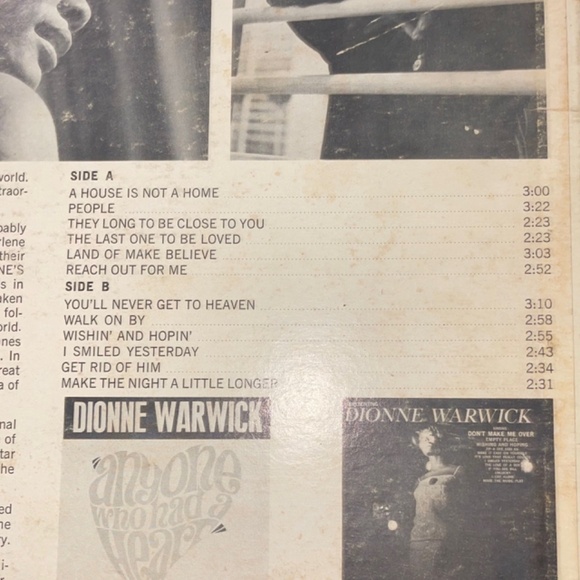 Make Way for Dionne Warwick Scepter Records Vinyl Record - Picture 4 of 9